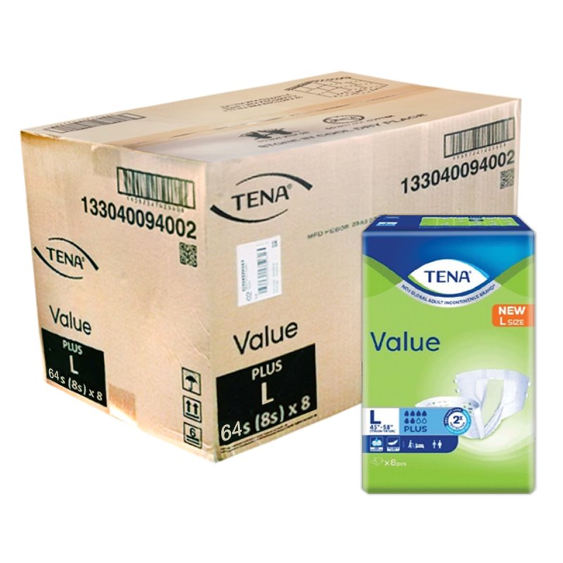 TENA Pants Value M 10s/ L 10s/ XL 8s Adult Diaper