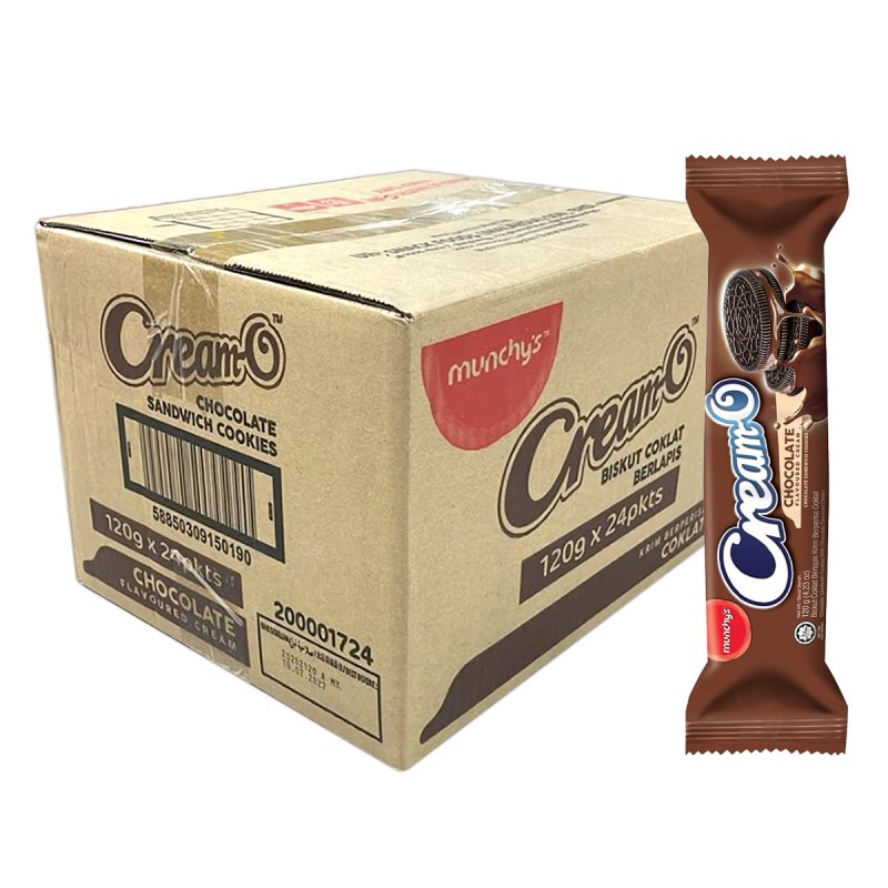 CREAM O BISKUT SANDWIC COKLAT 24*120G