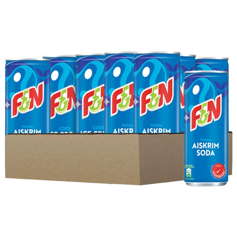 F&amp;N AISKRIM SODA TIN 12*325ML