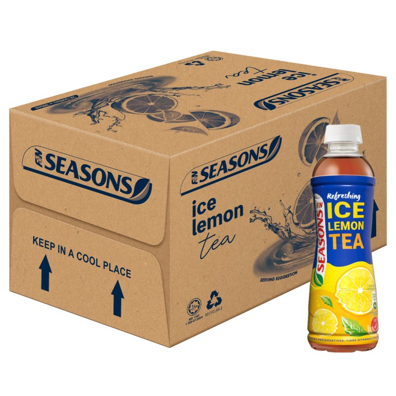F&amp;N SEASONS TEH LEMON AIS 24*380ML