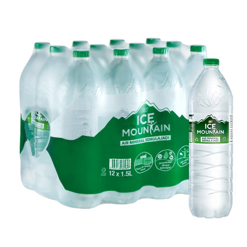 ICE MOUNTAIN AIR MINERAL 12*1.5L