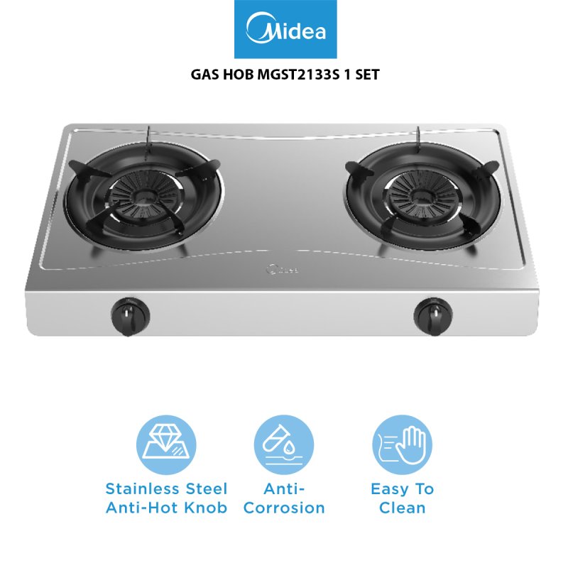 MIDEA GAS HOB MGST2133S 1 SET