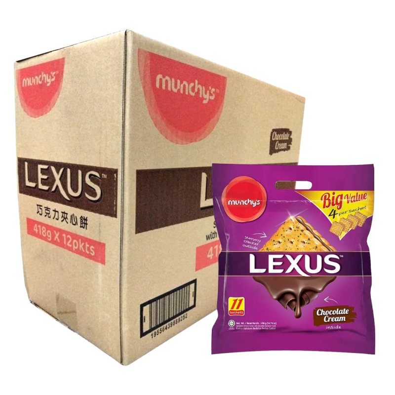 MUNCHYS LEXUS KRIM COKLAT 12*(11*38G)