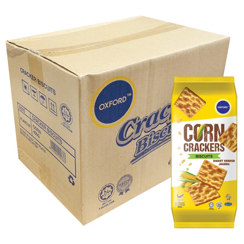 OXFORD BISKUT KRAKER JAGUNG 12*400G