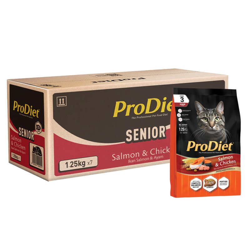 PRODIET SENIOR SALMON AYAM 7*1.25KG