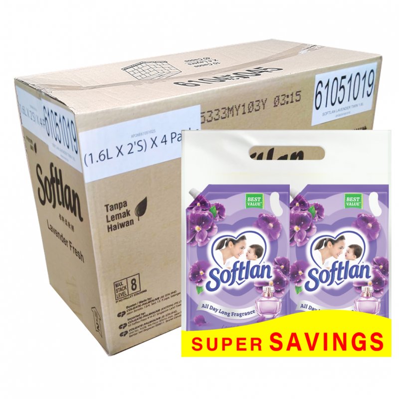 SOFTLAN KESEGARAN LAVENDER 4*2*1.6L TP